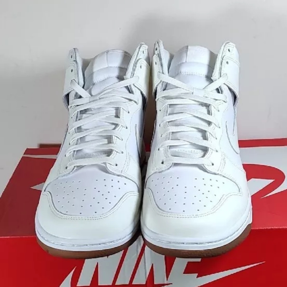 Nike Dunk High Shoes White Sail Gum DD1869-109 Womens Size 11 (Mens 9.5) VNDS - Picture 3 of 9